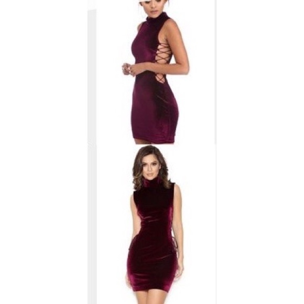 Velvet Wine/Red Dress